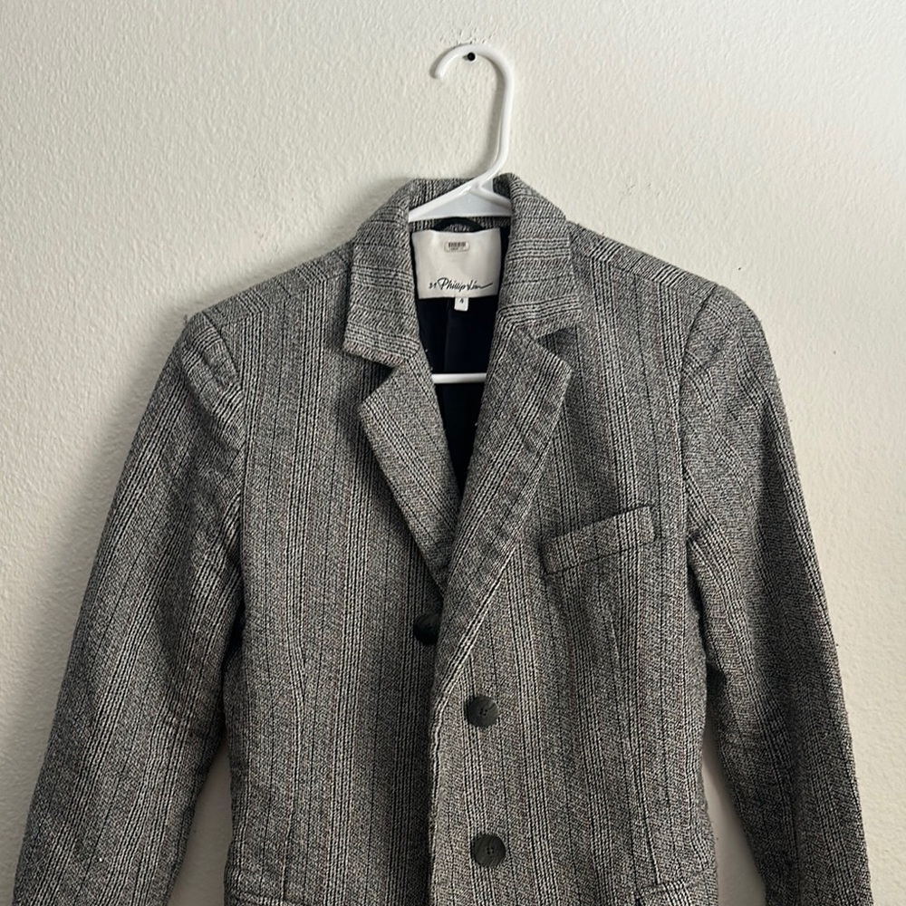 Gray Pinstripe Blazer Phillip lim